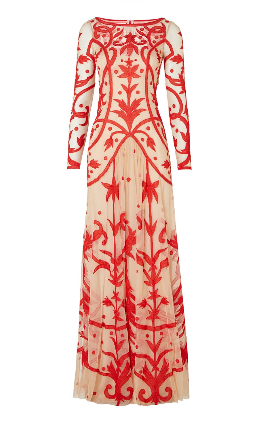 Francine Tattoo Dress - Poppy Red
