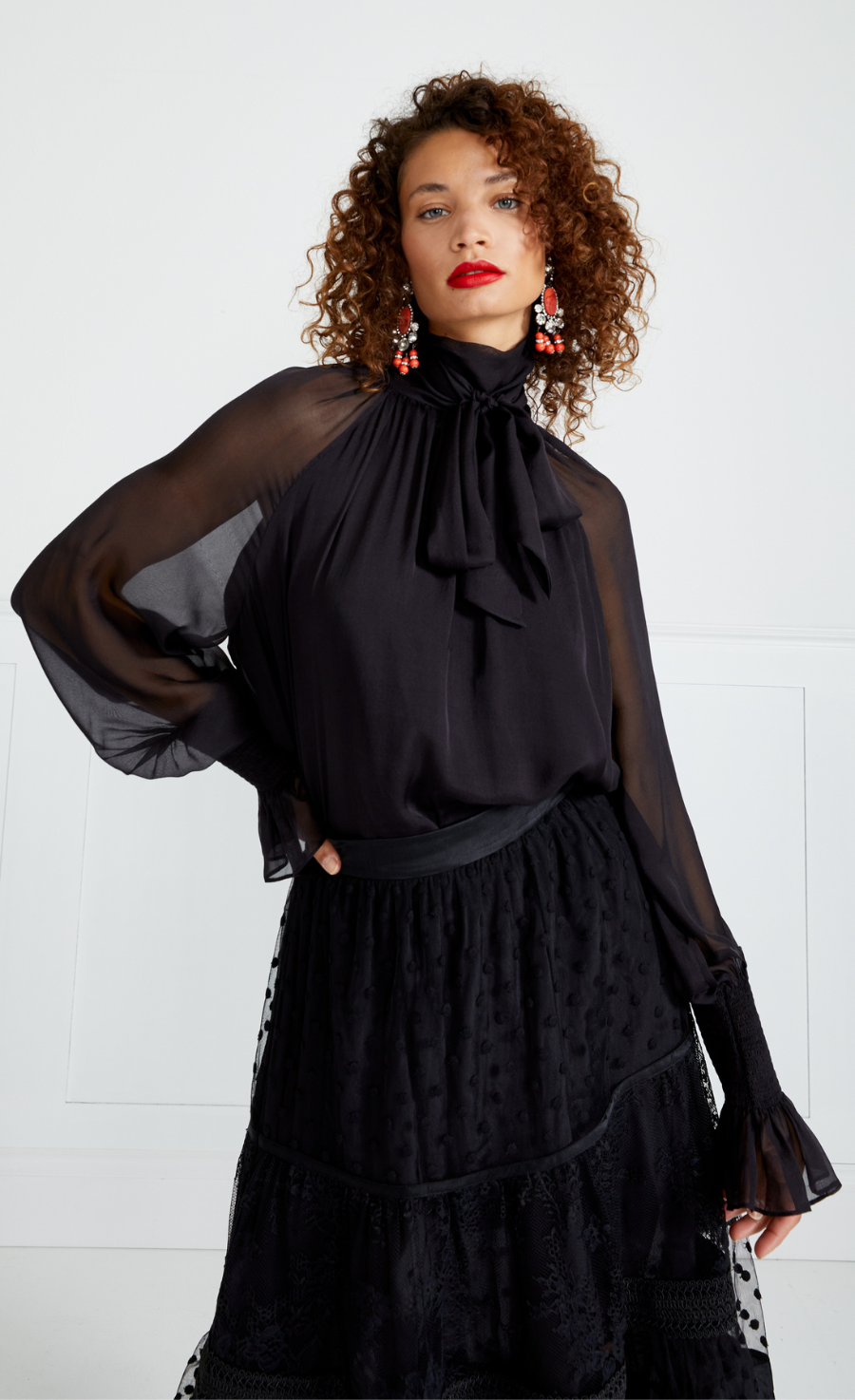 Quintette Blouse - Black
