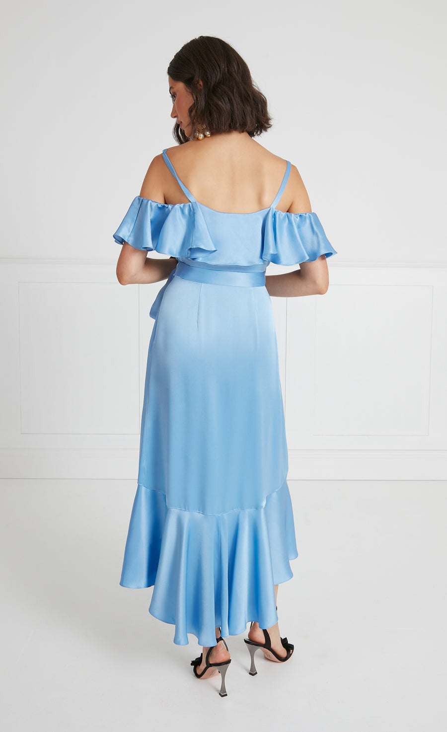 Lee Strappy Dress - Cornflower