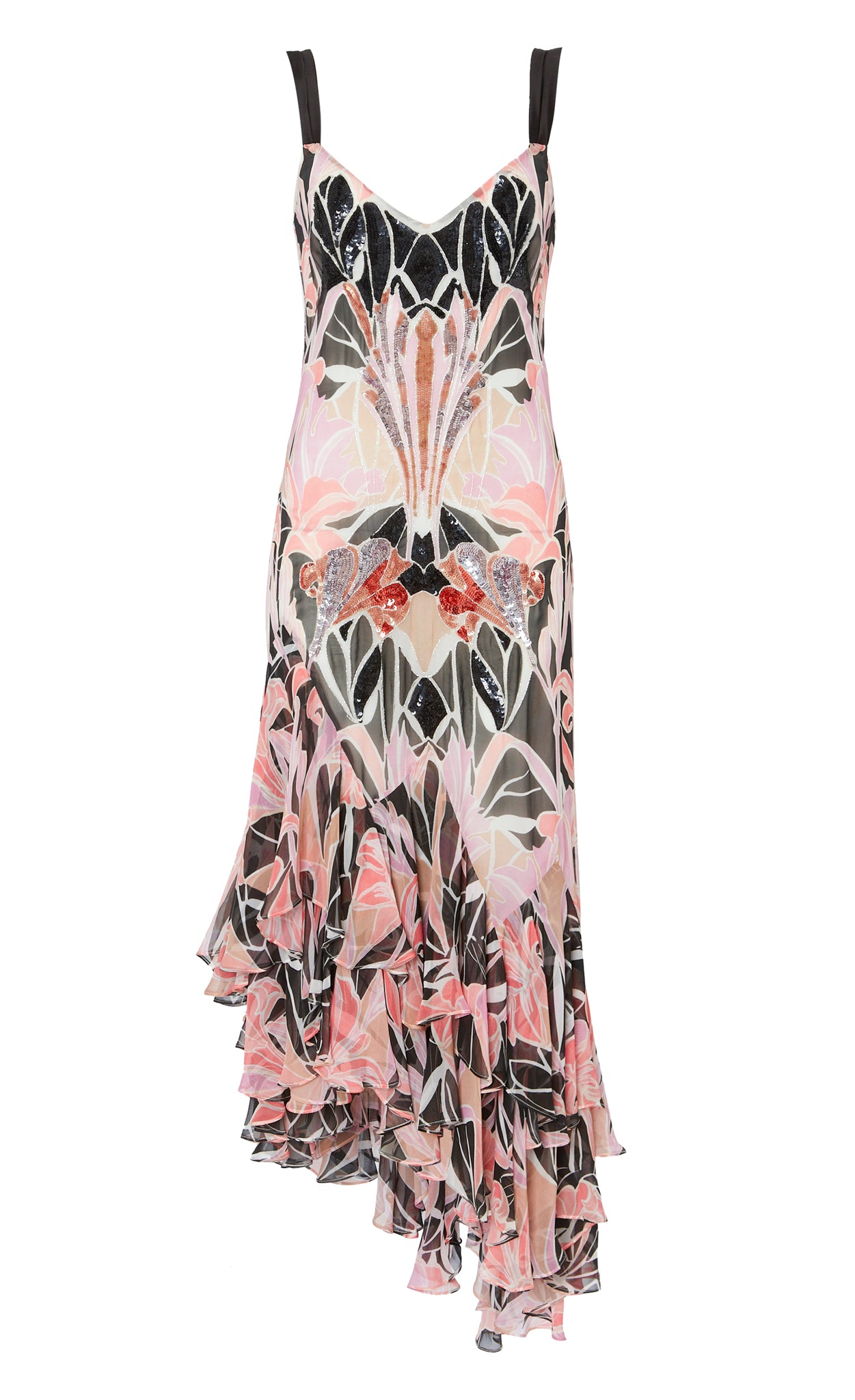 Alani Ruffle Dress - Pink