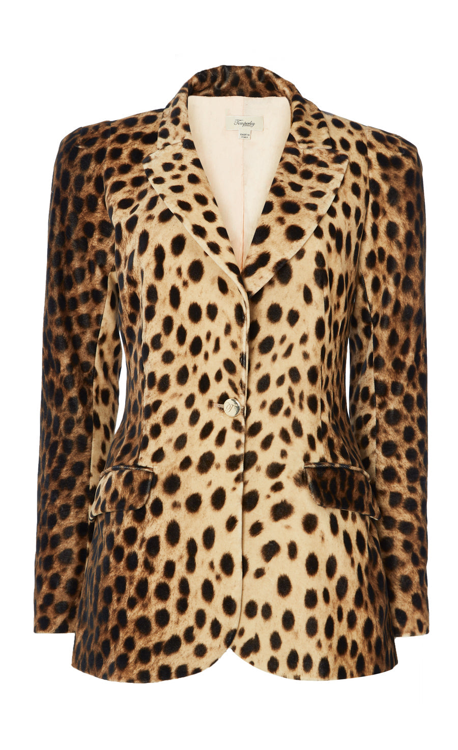 Nemera Jacket - Leopard Print | Tailoring | Temperley London 