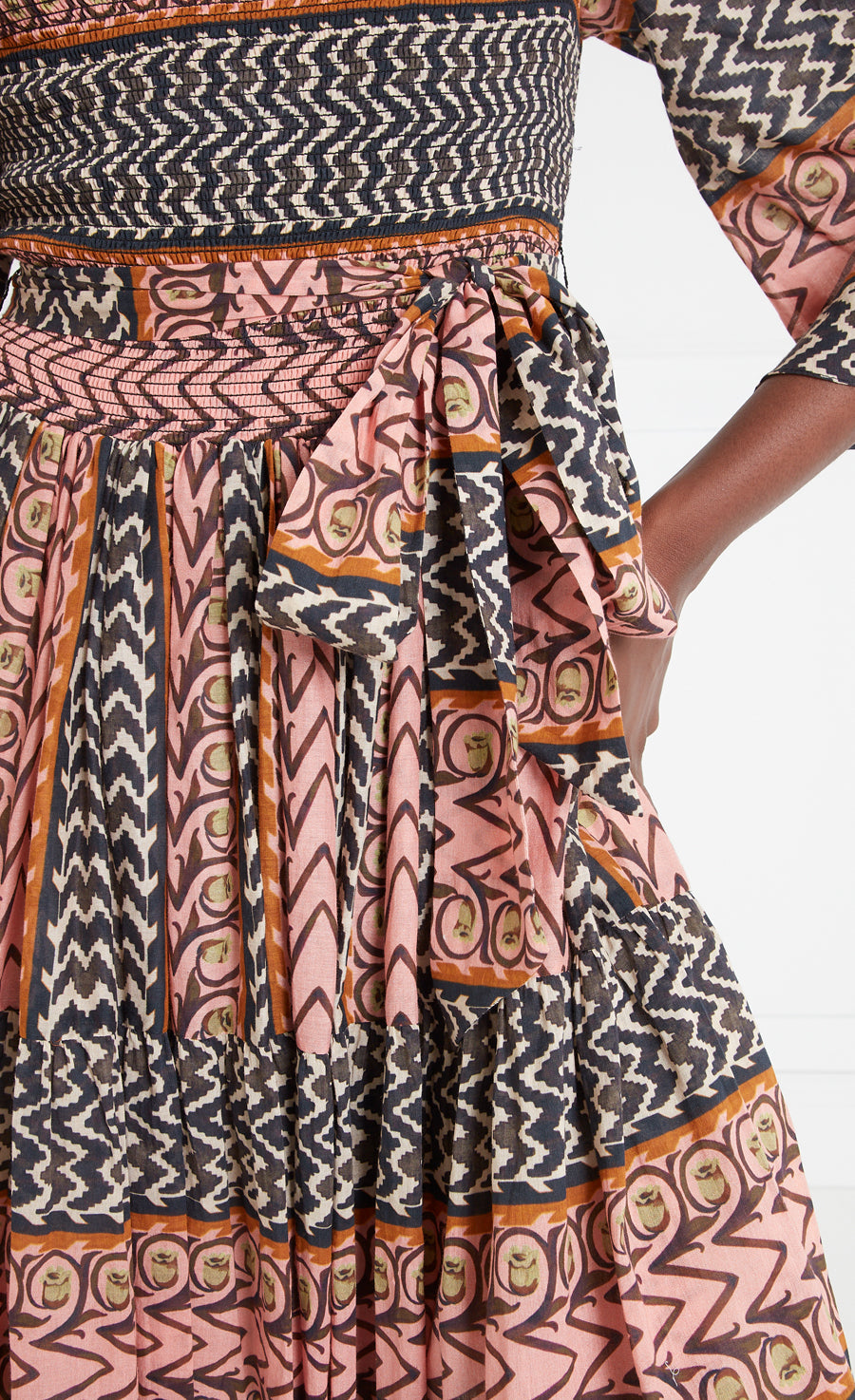 Gia Off Shoulder Mini Dress - Gosamer Pink