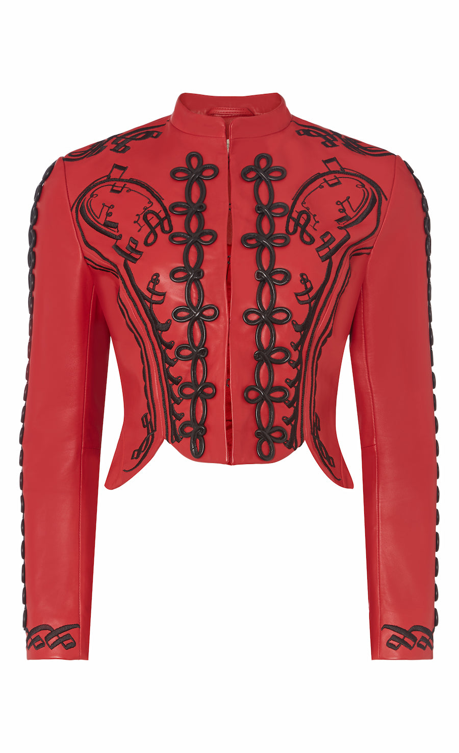 Salerno Leather Jacket - Red Clay
