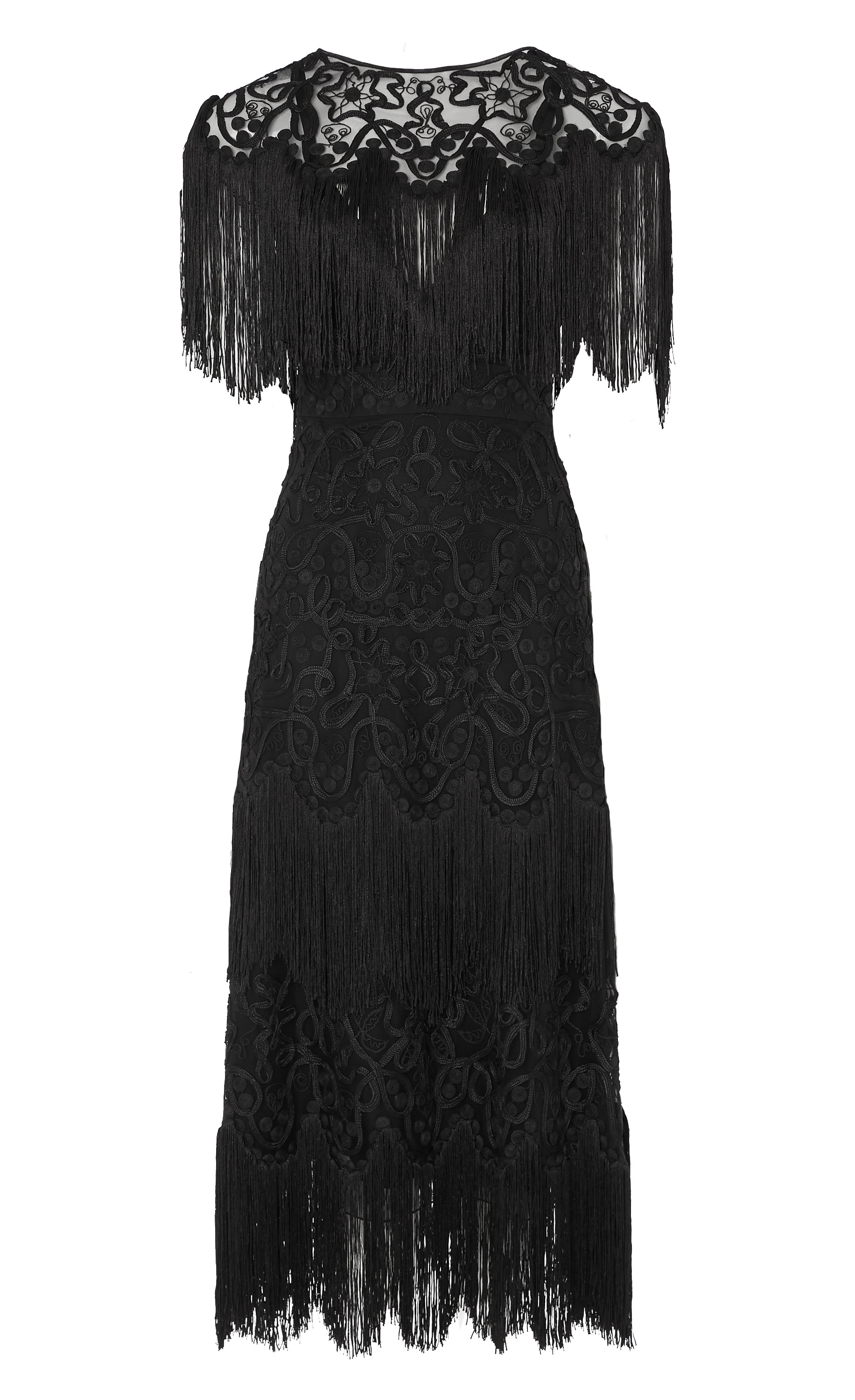 chinese dress ladies Vivienne Lace Fringe Dress main image 1