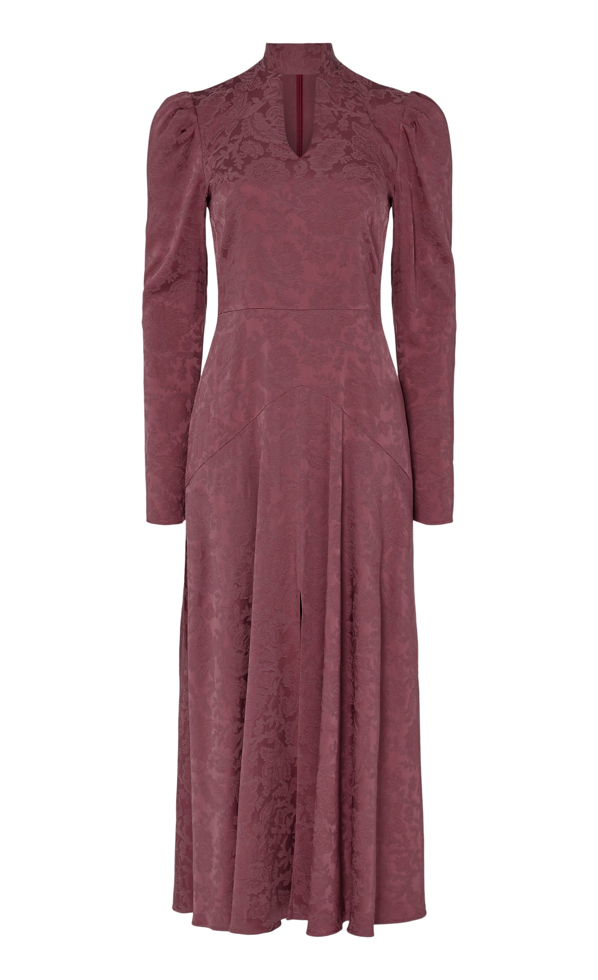 madame winter dresses Temperley London - Split Dress - Dark Amethyst Black Rhinestone Cutout Long Accent Plus Bow Midi Dress Please choose size or bundle::Bundle - Lifesize+Mini flattering silhouette