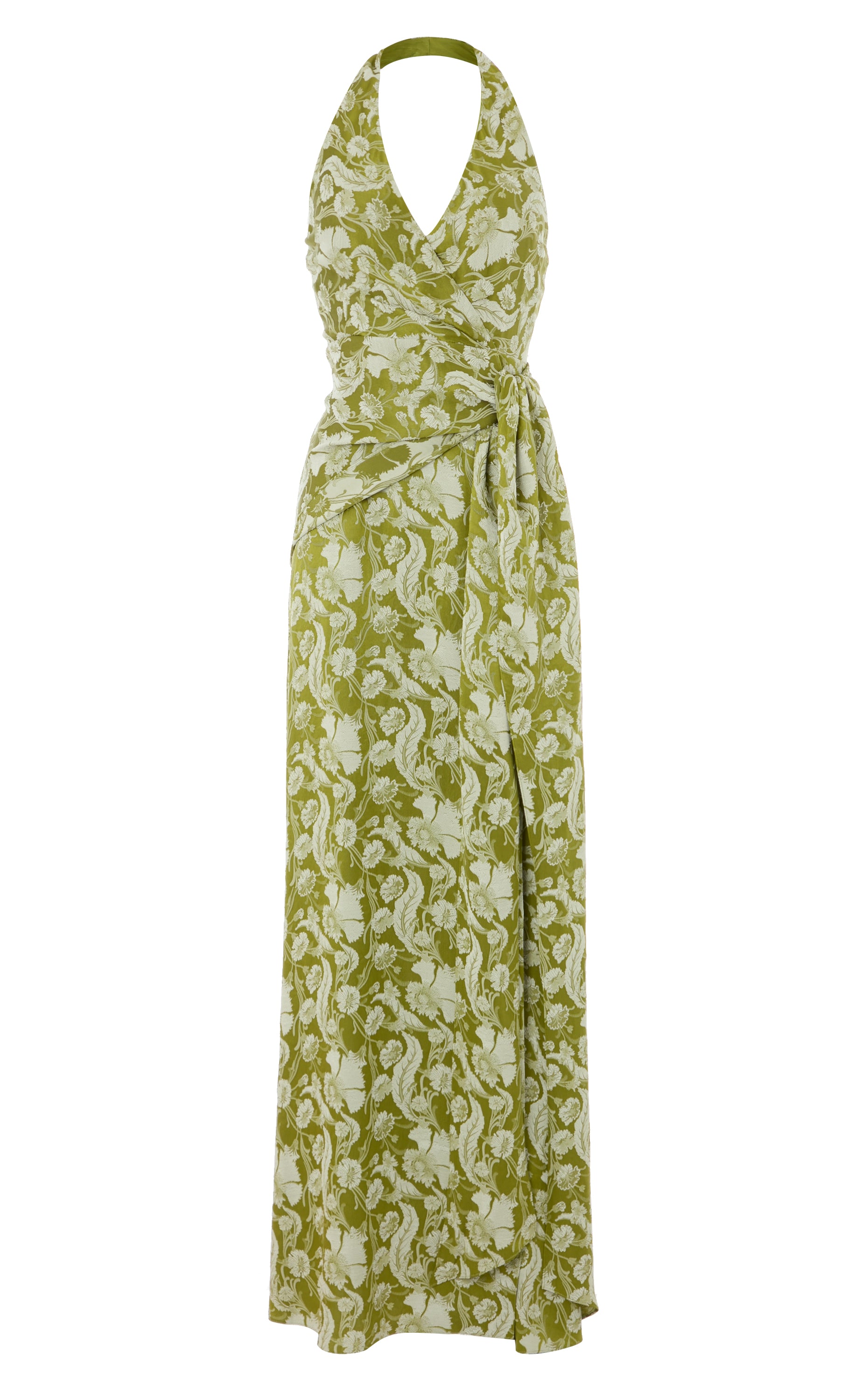 Temperley London - Celine Halter Dress - Chartreuse