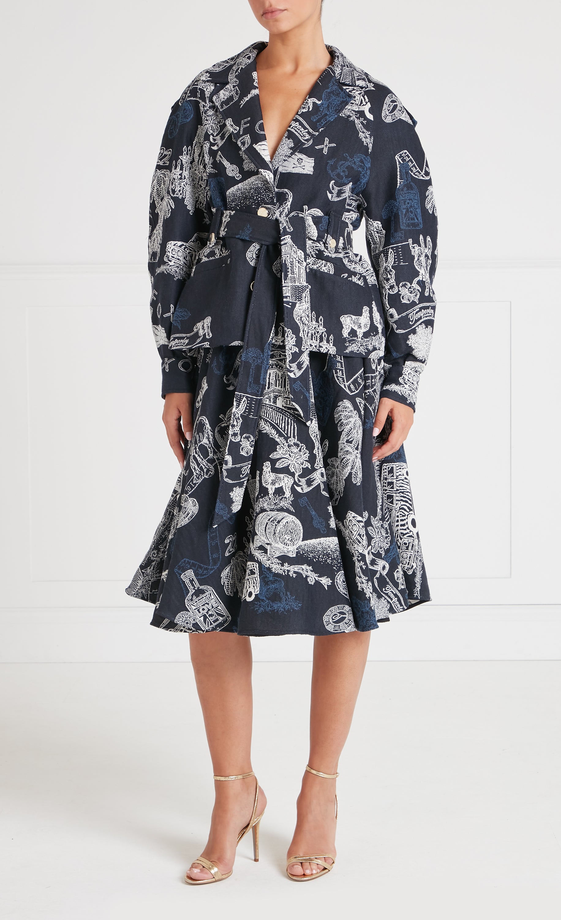 Anniversary Belted Jacket - Twilight