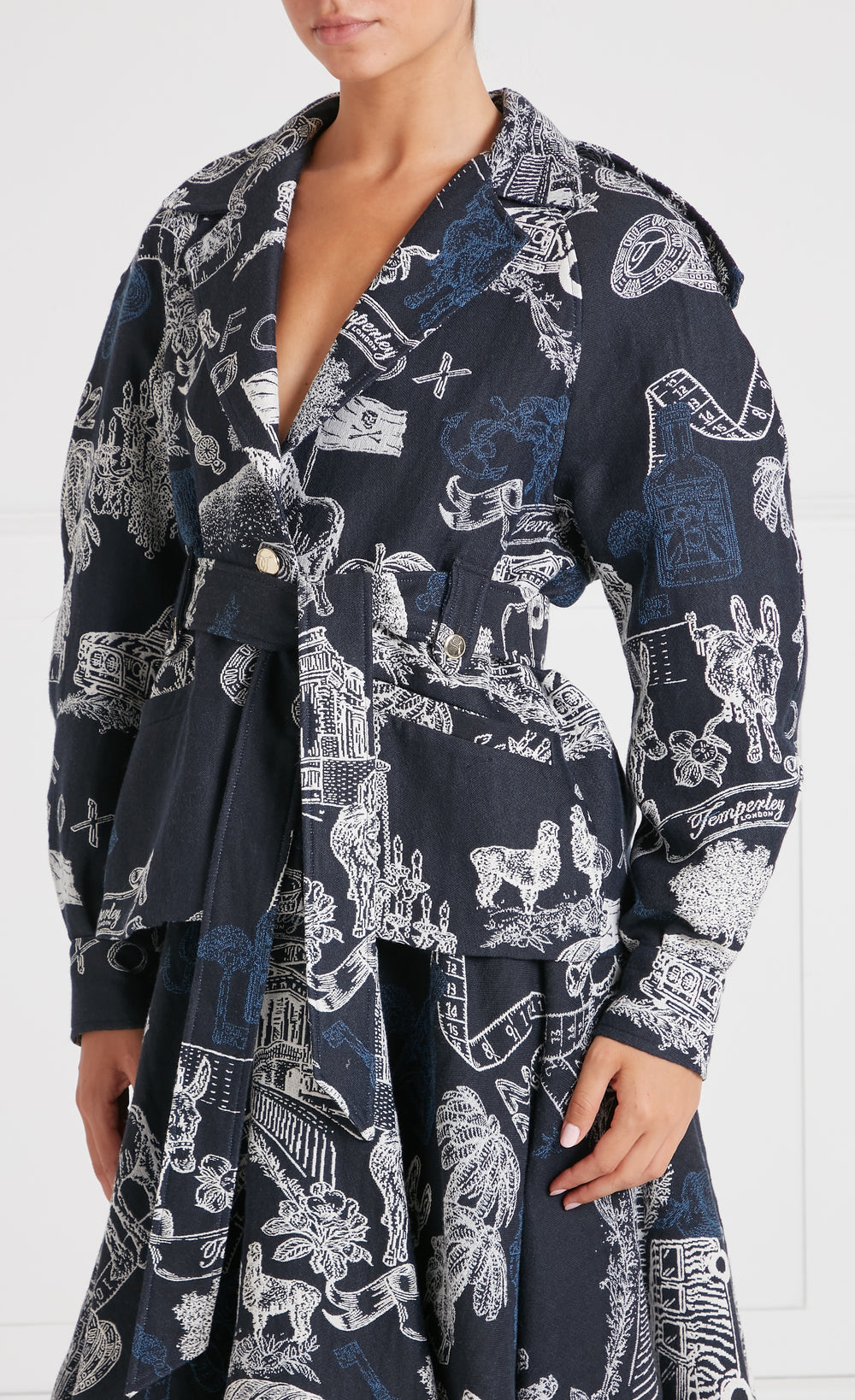 Anniversary Belted Jacket - Twilight