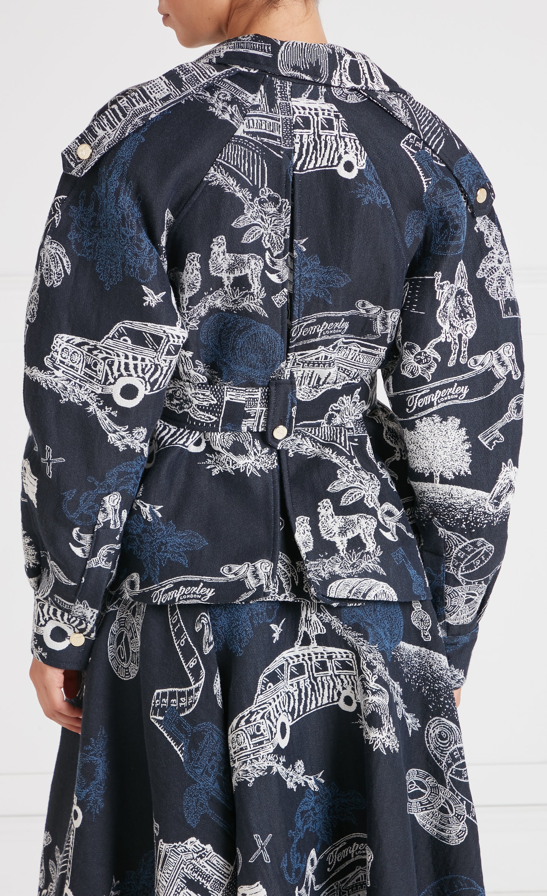Anniversary Belted Jacket - Twilight