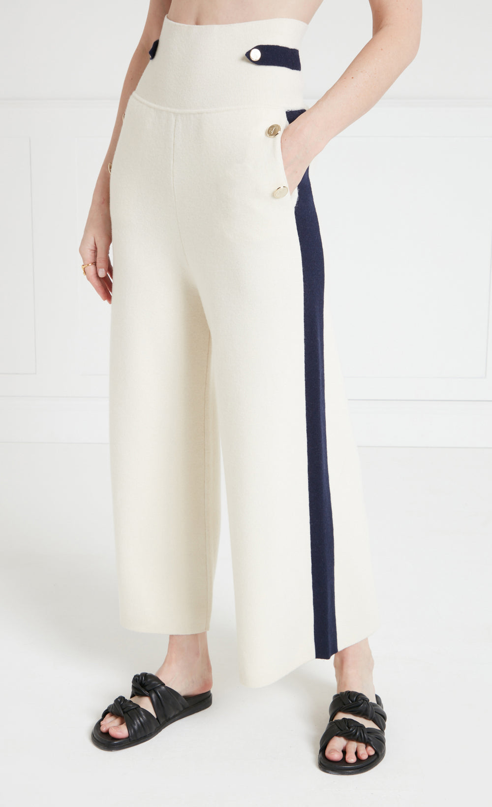 Ribera Knit Trousers - Ivory