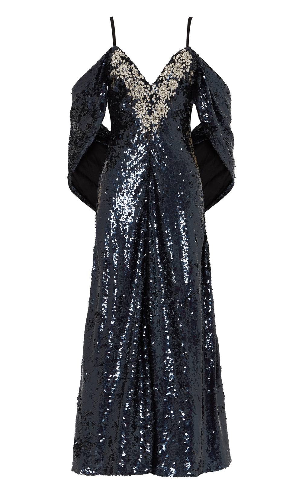 Salma Strappy Dress - Midnight