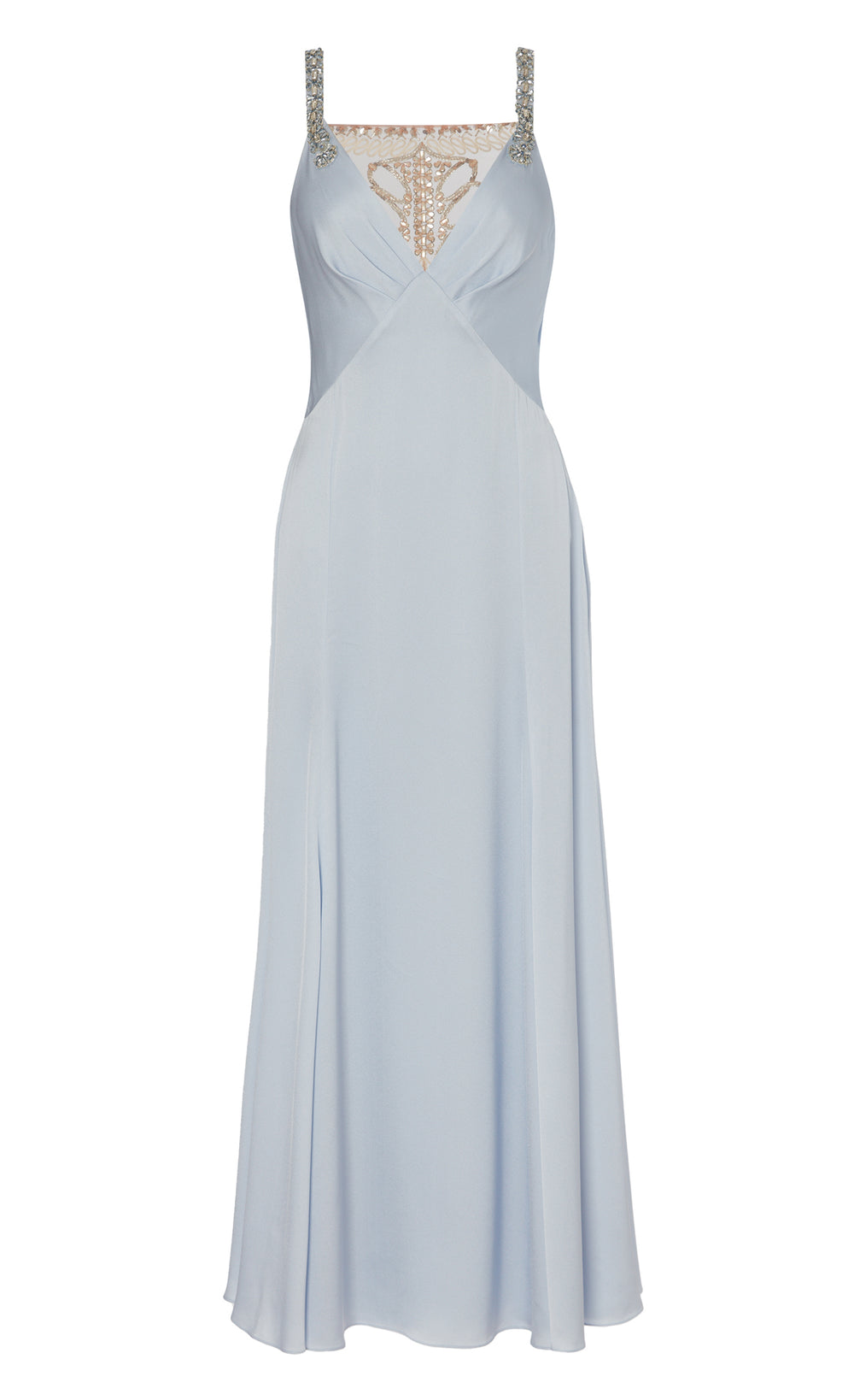 Sofia Strappy Dress - Powder Blue