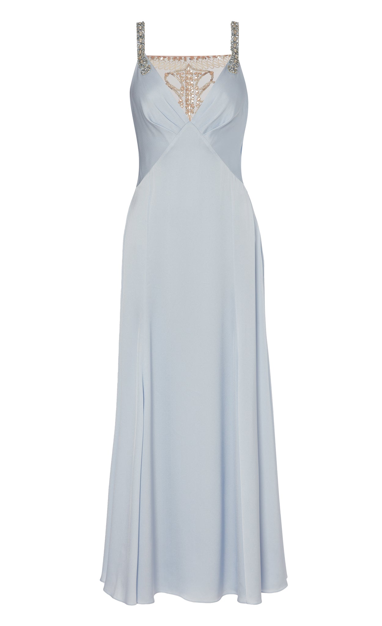 Sofia Strappy Dress - Powder Blue