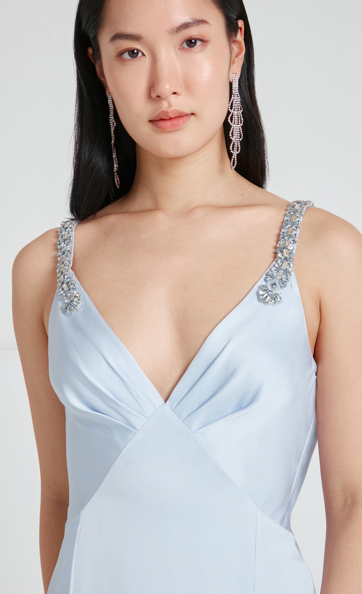 Sofia Strappy Dress - Powder Blue