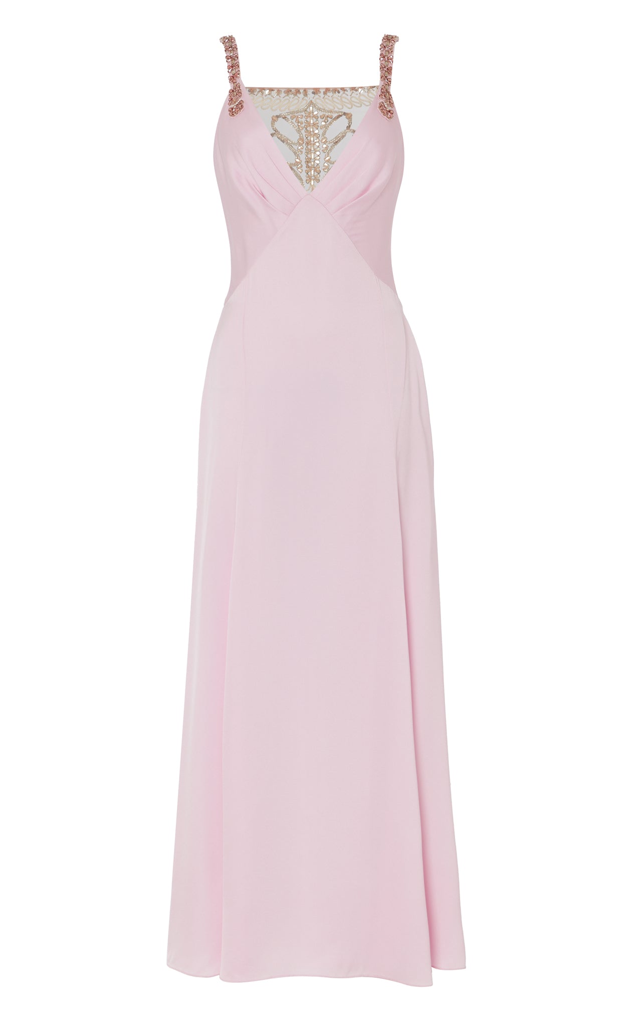 temperley london pink dress Temperley London Petal hummingbird-embroidered Gown Dress | Pink