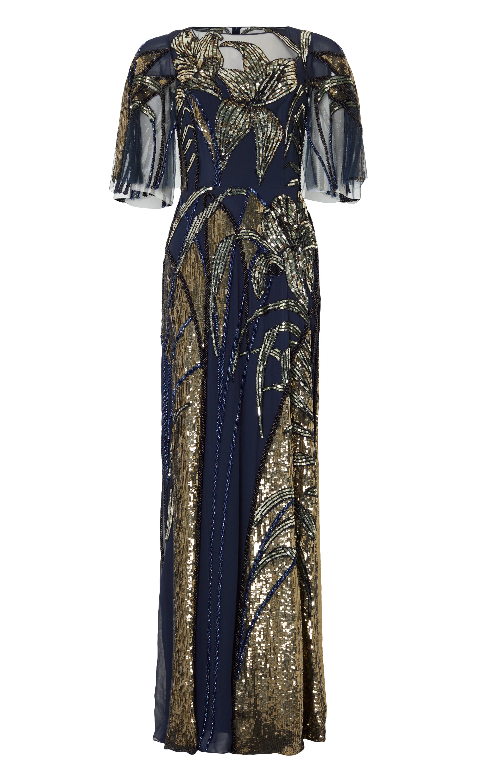 Temperley London - Mariana Gown - Sapphire Blue