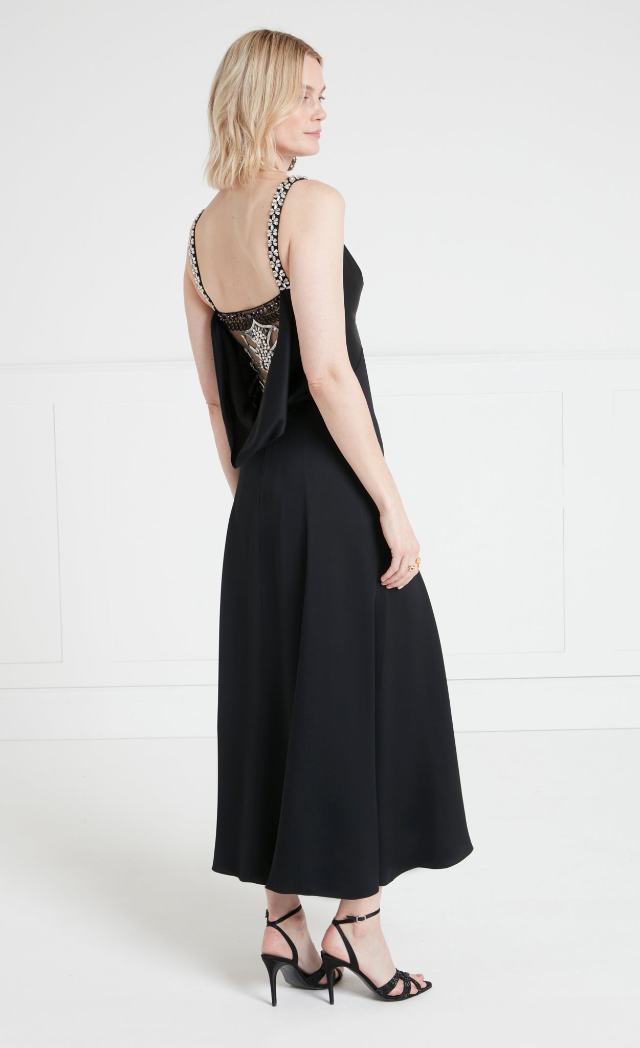 Sofia Strappy Dress - Black