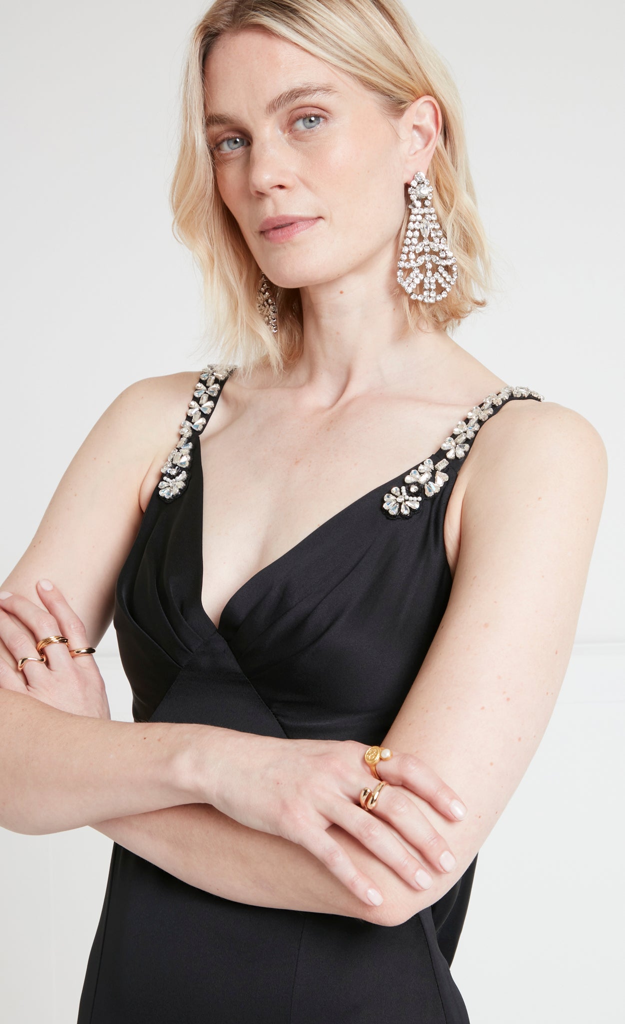 Sofia Strappy Dress - Black