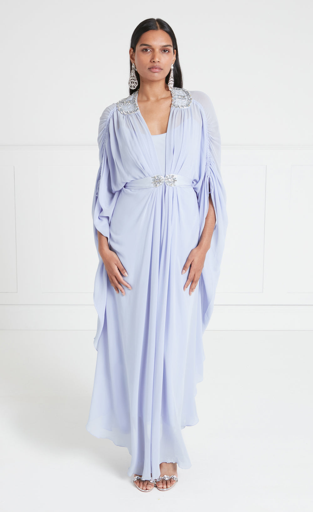 Sofia Long Kaftan - Powder Blue