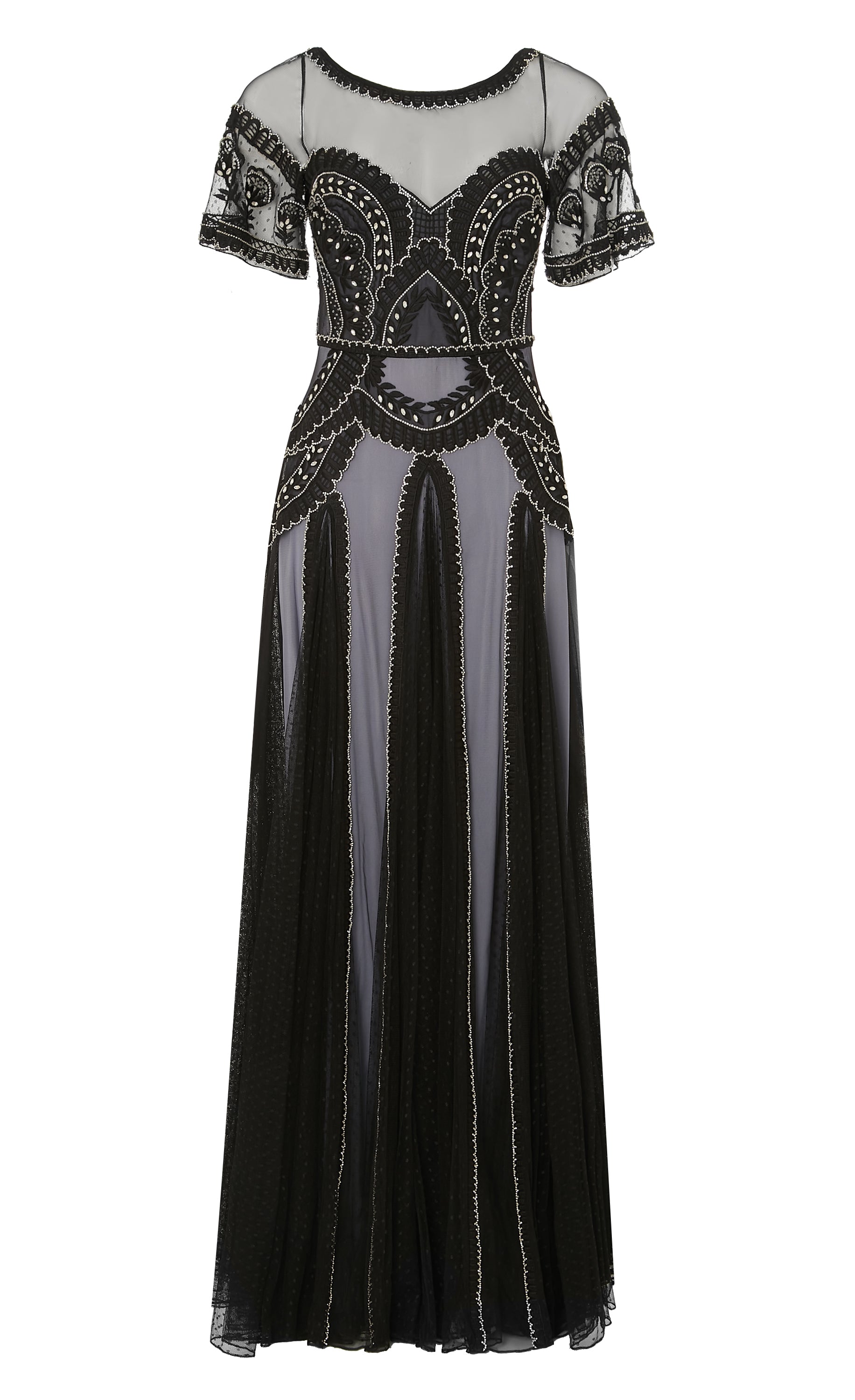 Temperley London - Camille Gown - Black Mix