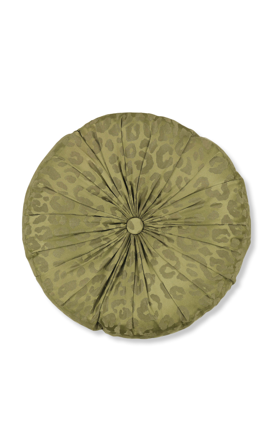 Saskia Round Cushion - Somerset Green
