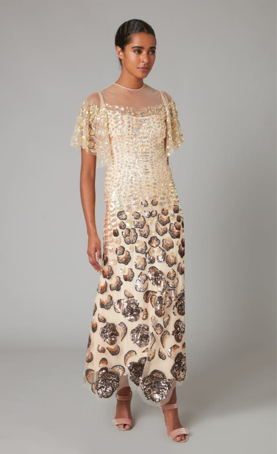 Piper Dress Iridescent Gold Dresses and Jumpsuits Temperley