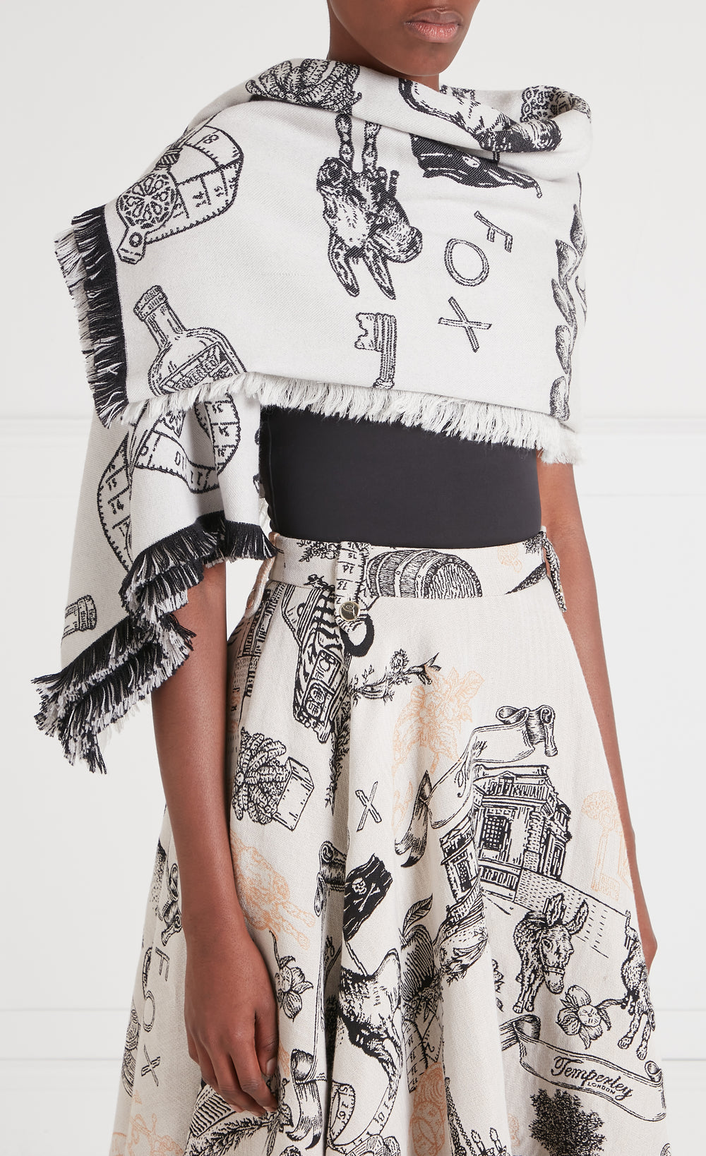 Anniversary Shawl - White
