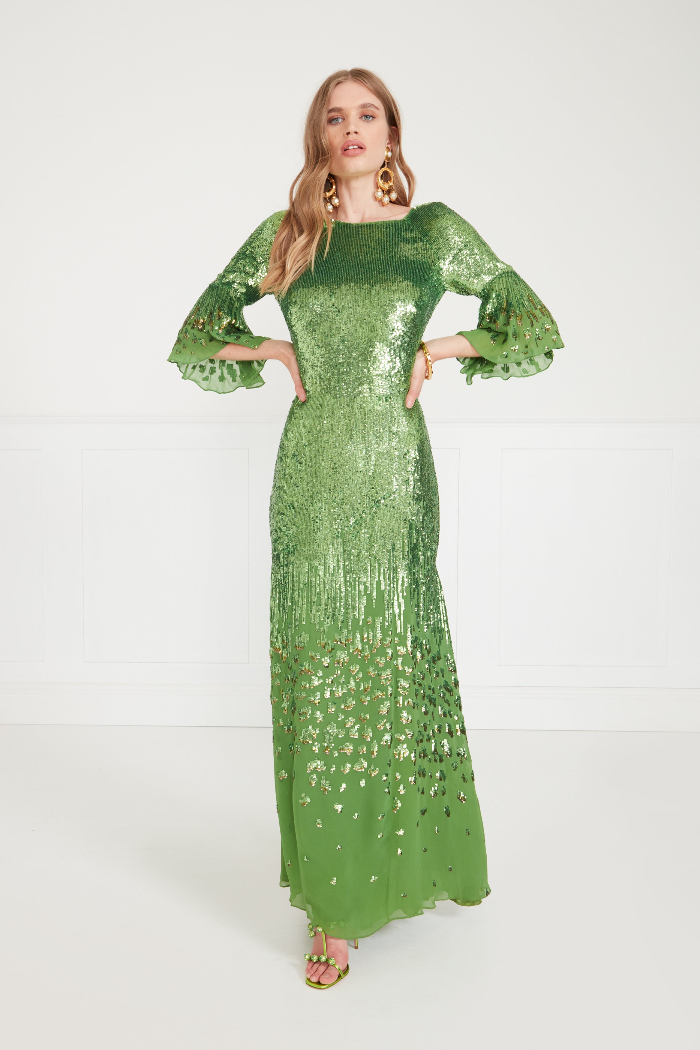 Temperley London - Celestial Dress - Absinthe Temperley London - Celestial Dress - Absinthe