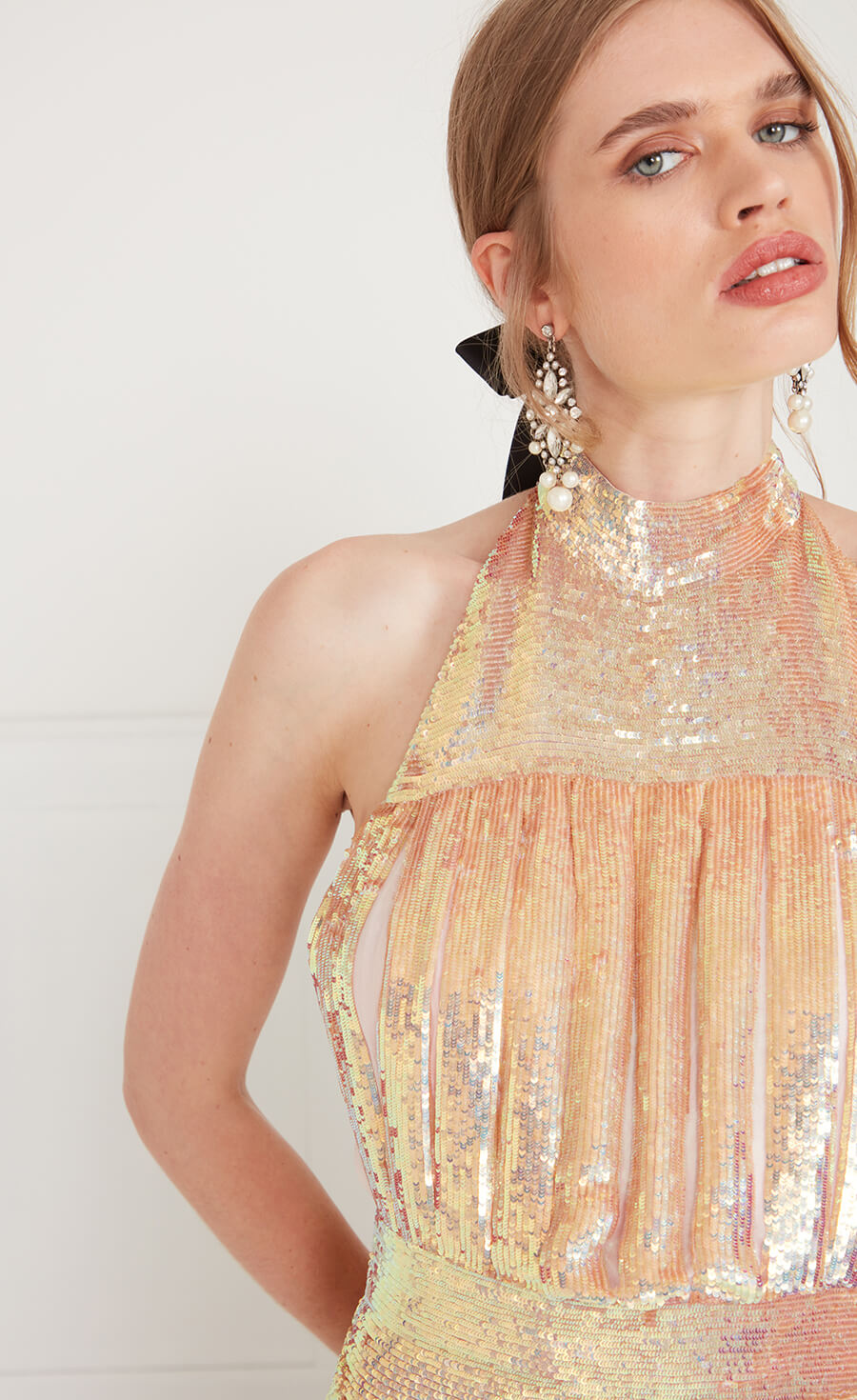 Filigree Dress - Iridescent Gold | Dresses and Jumpsuits | Temperley London Temperley London (INT) Filigree Dress - Iridescent Gold | Dresses and Jumpsuits | Temperley London Temperley London (INT)