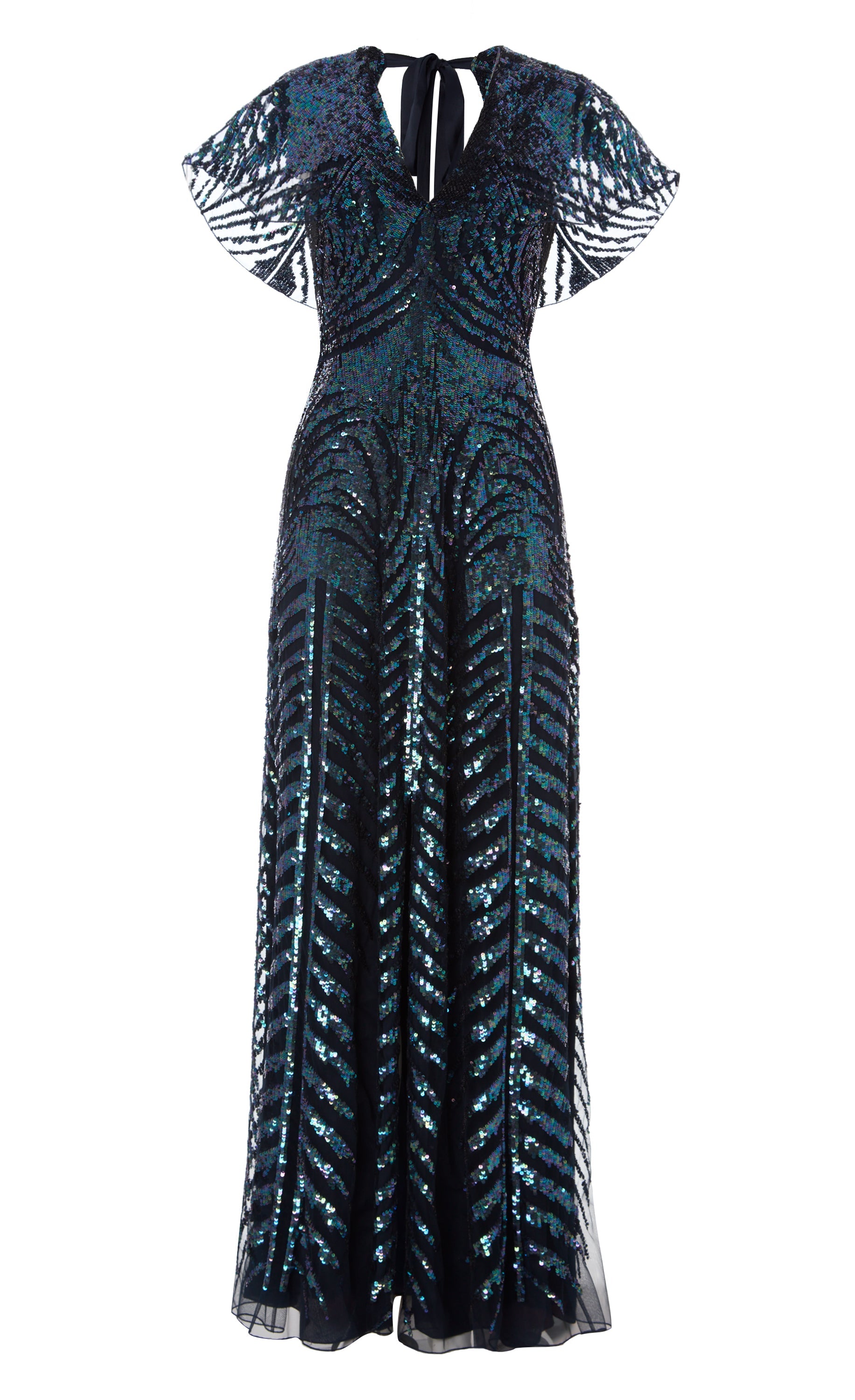 Dusk Long Dress - Navy