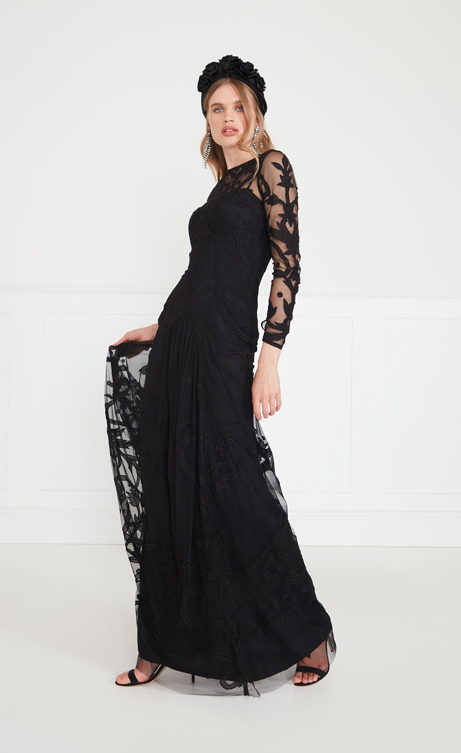 Temperley London - Francine Tattoo Dress - Black - UK6 Temperley London - Francine Tattoo Dress - Black - UK6