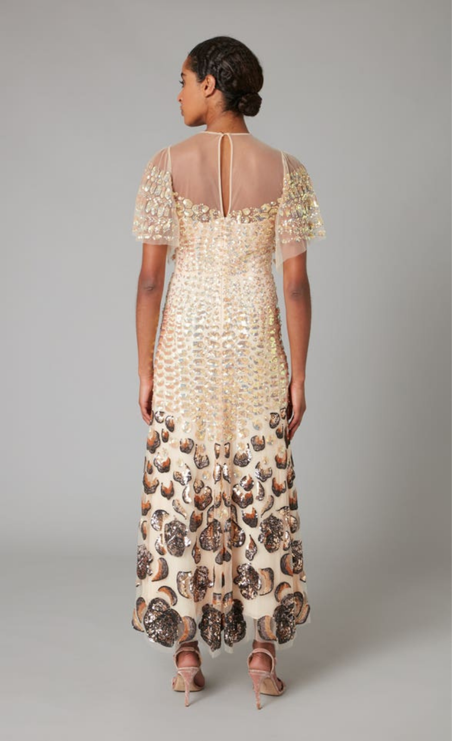 Piper Dress - Iridescent Gold