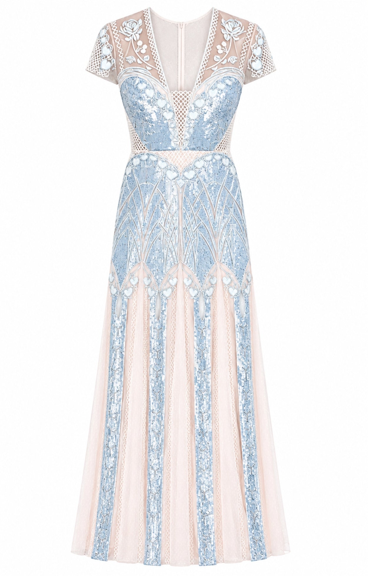 Cabira Gown - Powder Blue