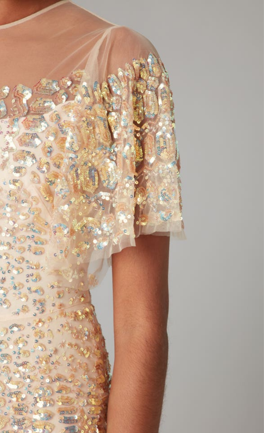 Piper Dress - Iridescent Gold