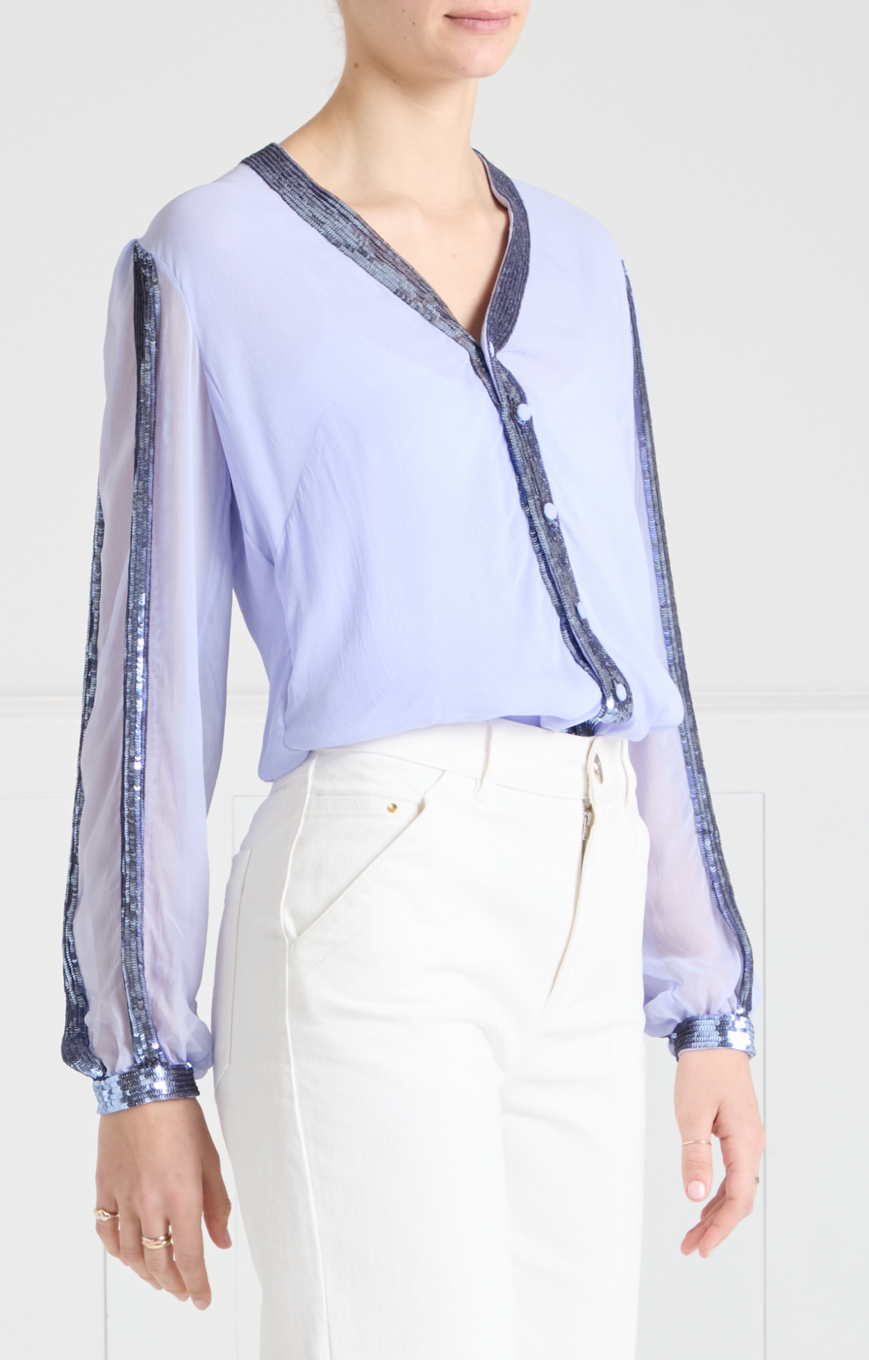 Filigree Shirt - Lavender