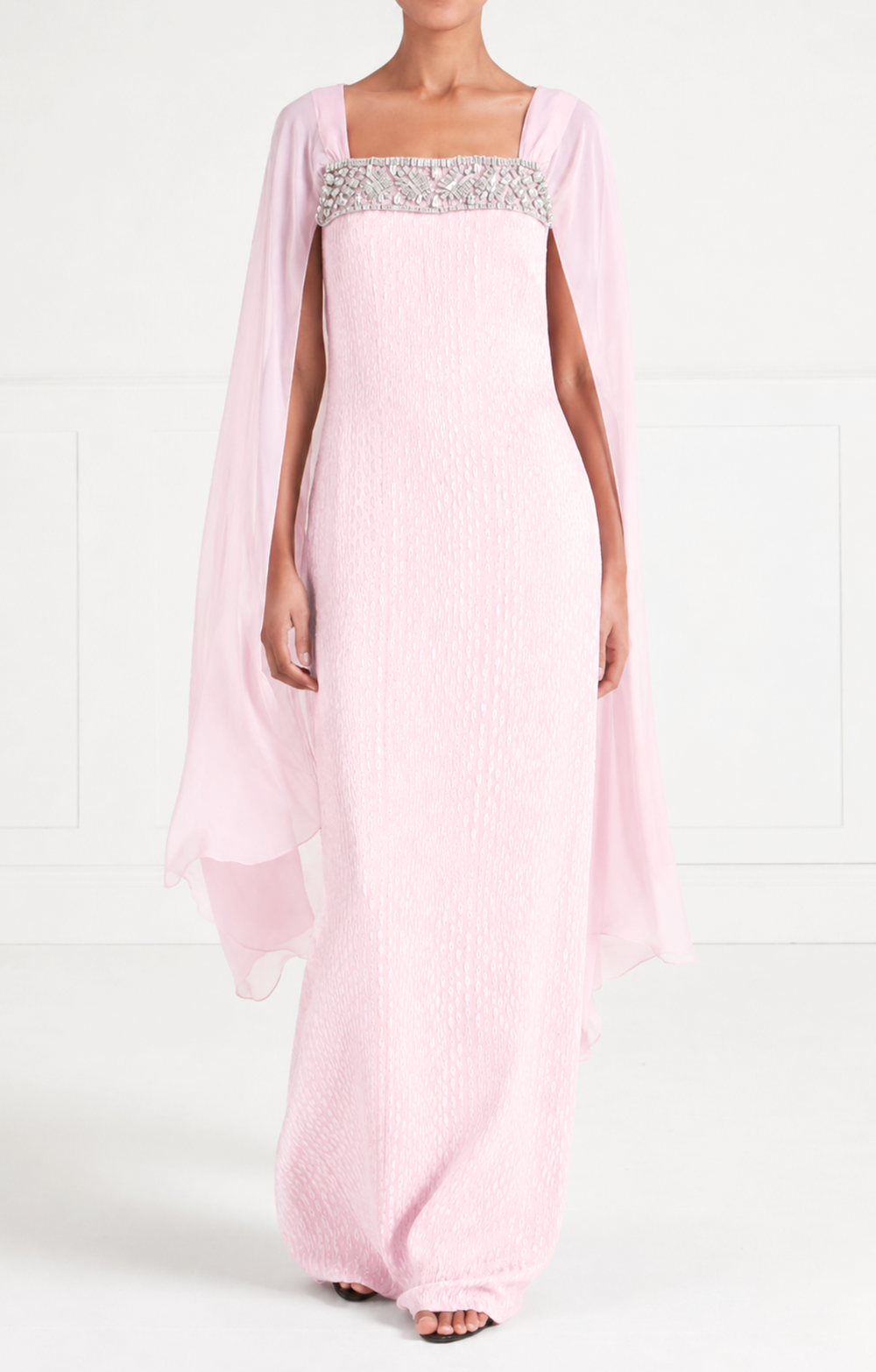 Pyramus Cape Gown - Lilac Rose