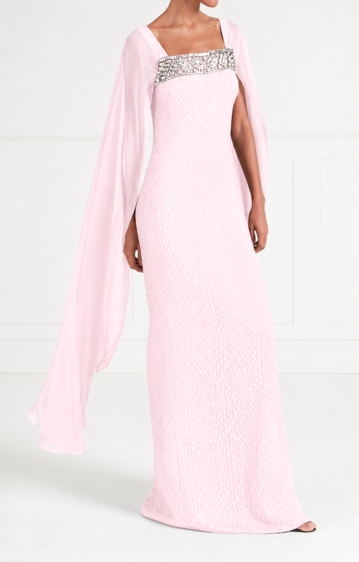 Pyramus Cape Gown - Lilac Rose