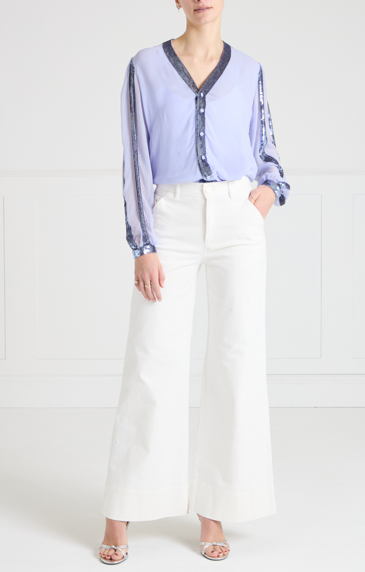 Filigree Shirt - Lavender