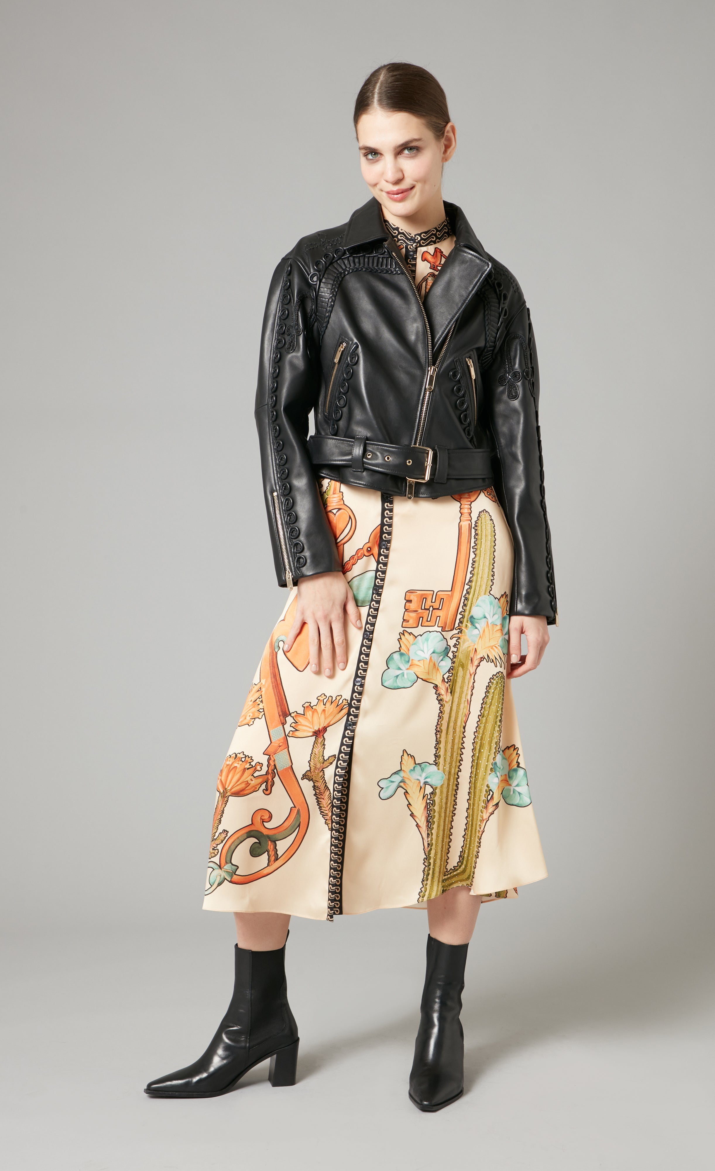 Alice temperley leather on sale jacket