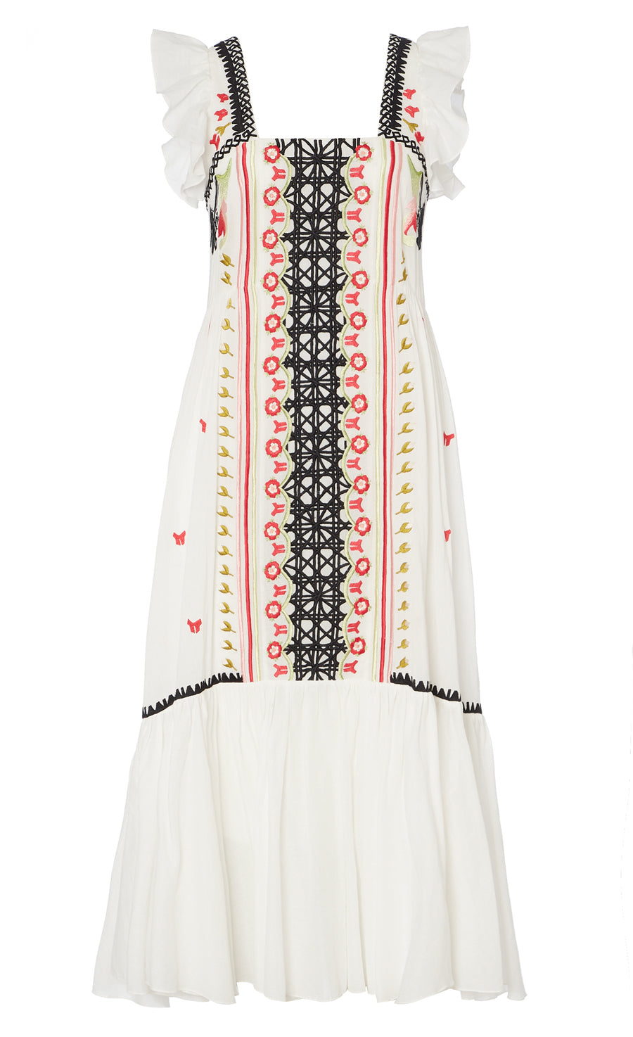 Florentine Dress - White