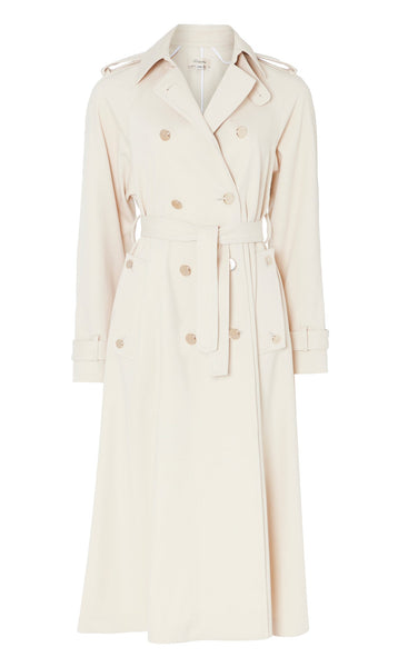 Javier Trench Coat - Sandy Cream | Coats & Jackets | Temperley
