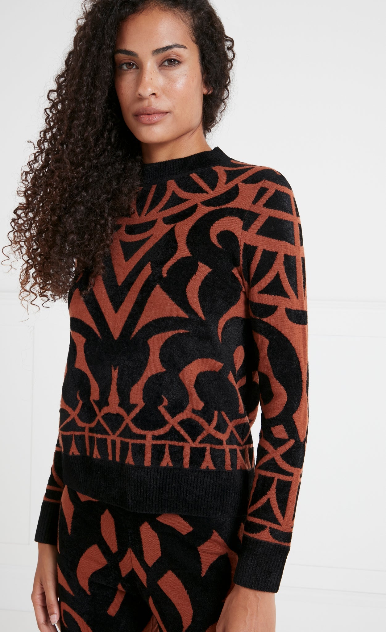 Jani Knit Jumper - Toffee Mix