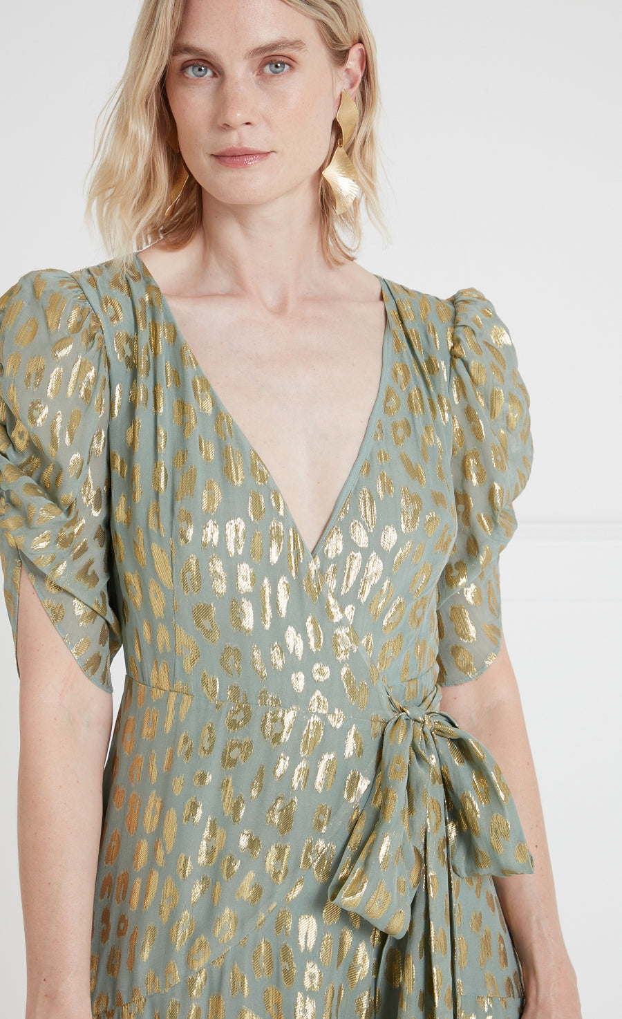 Kyra Wrap Dress - Silt Green