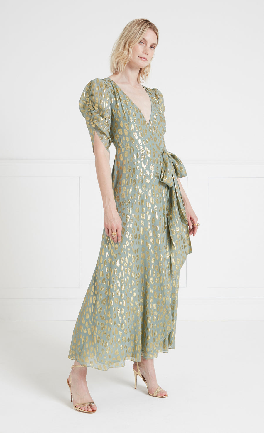 Kyra Wrap Dress - Silt Green