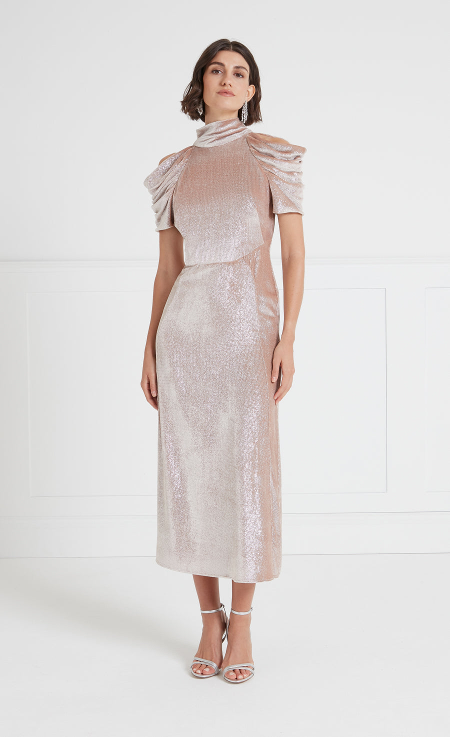 Larisa Cocktail Dress - Pale Pink