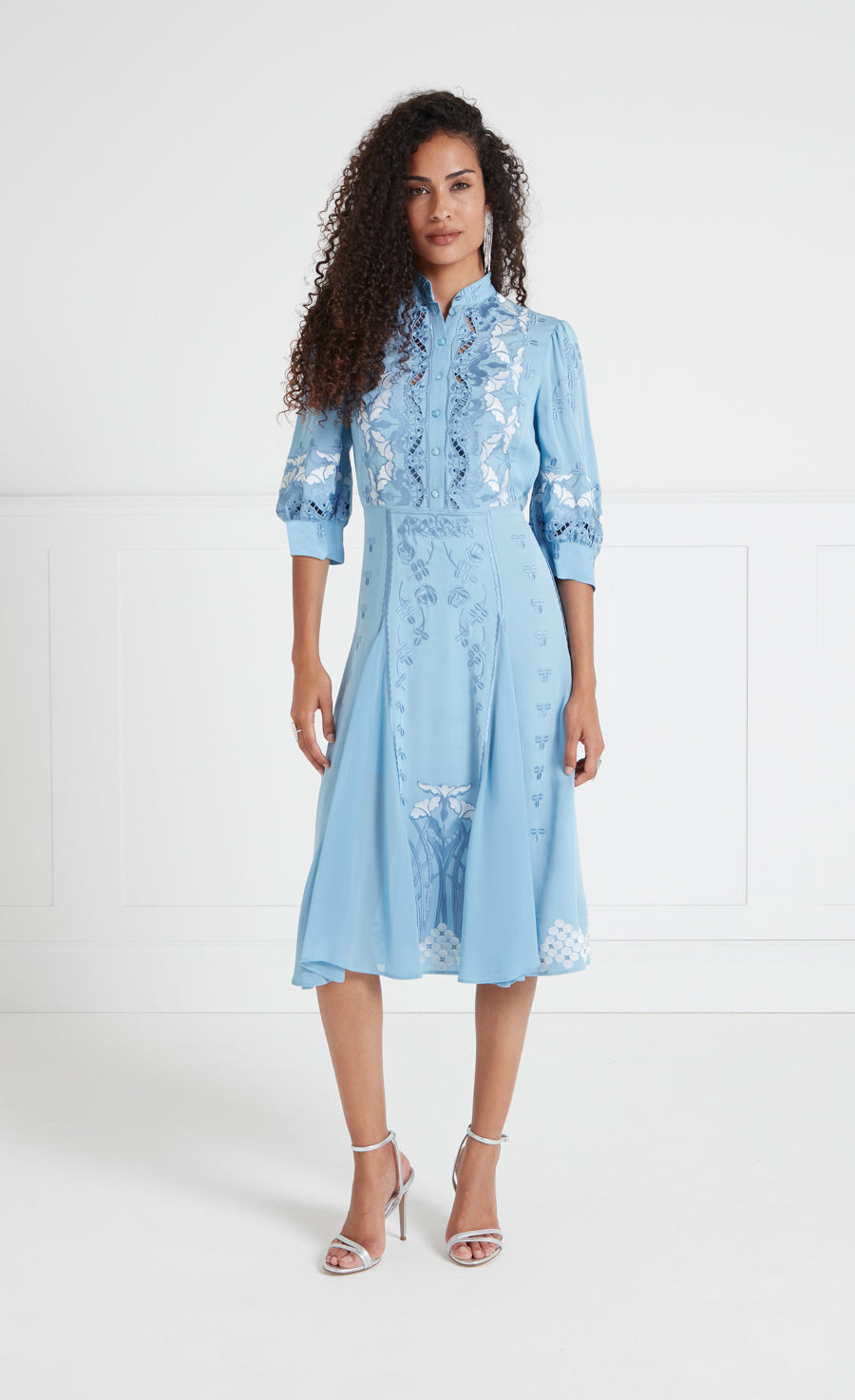 Daphne Dress - Wedgewood Blue