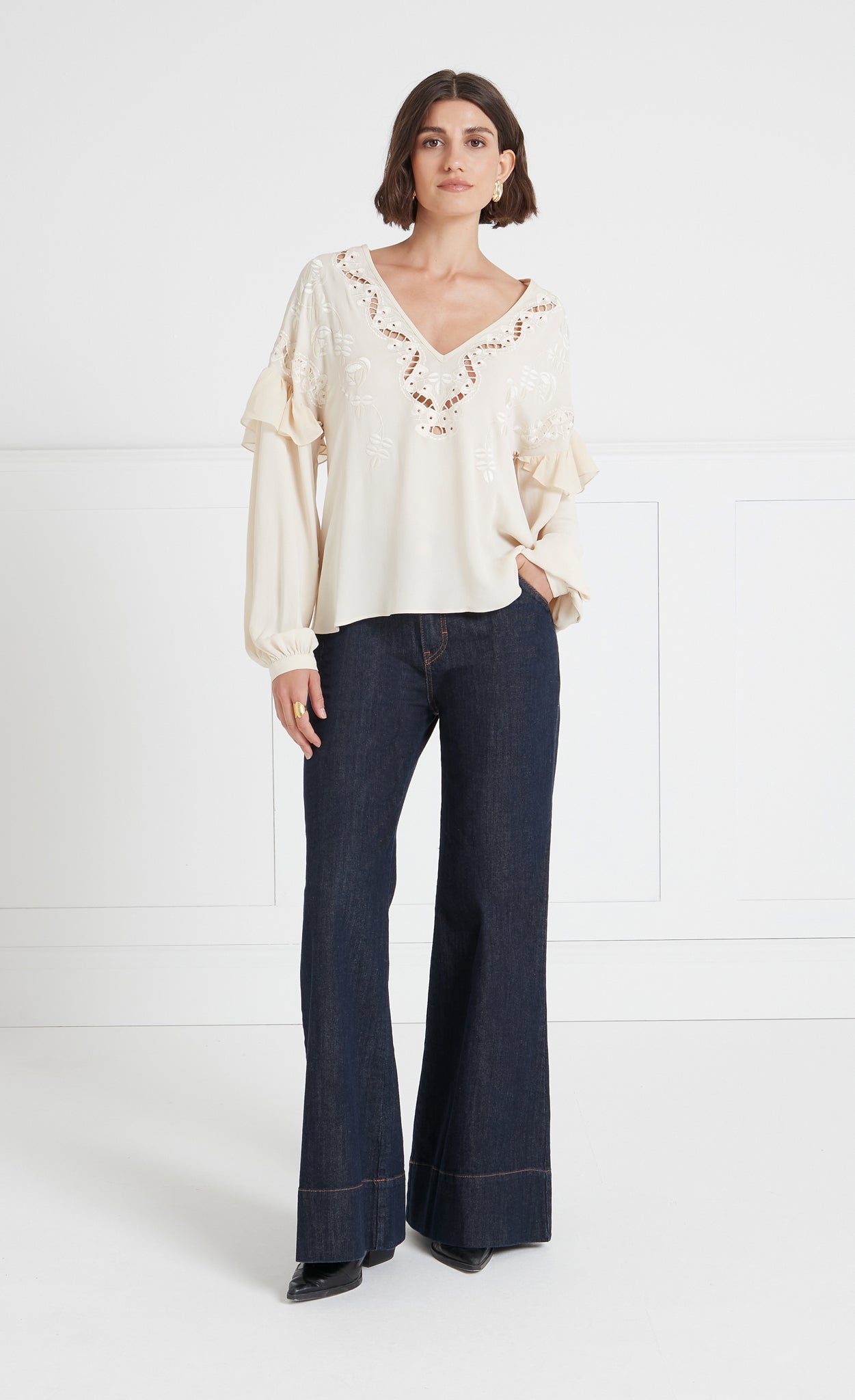 Daphne Blouse - Cream