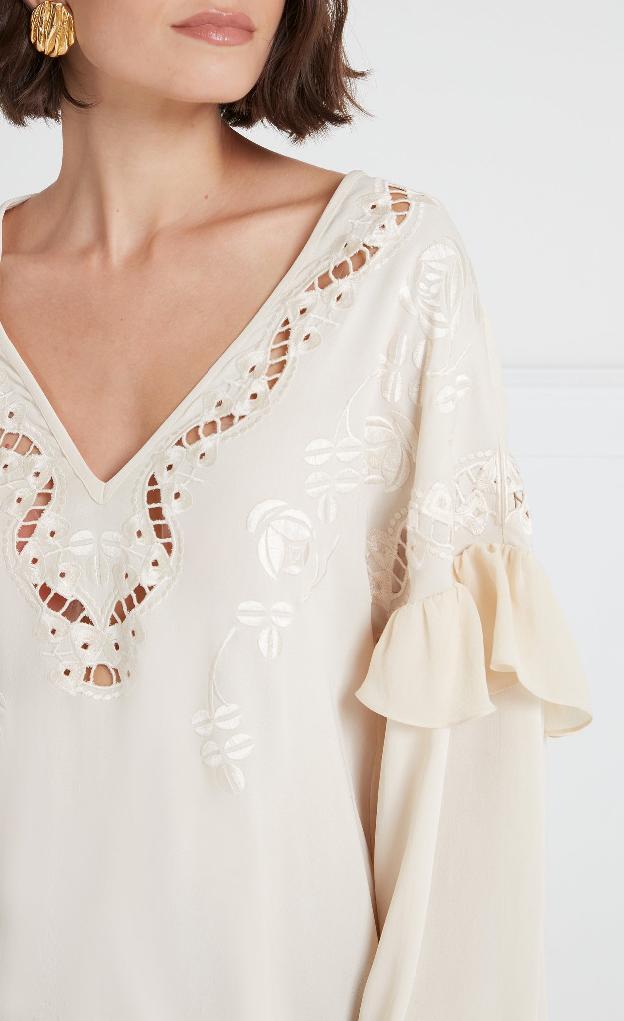 Daphne Blouse - Cream