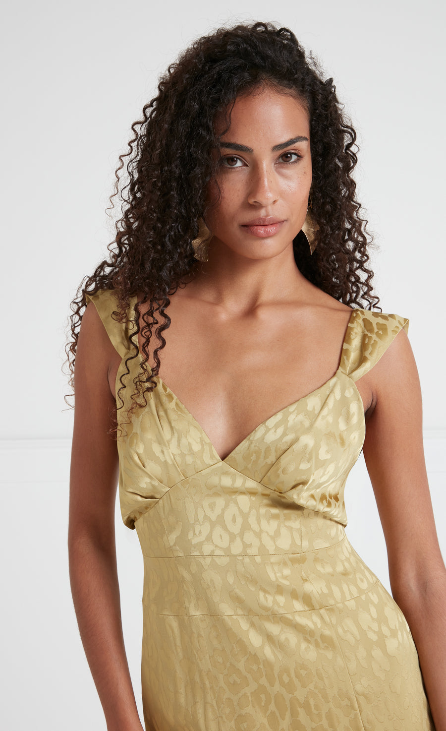 Willow Strappy Dress - Flax Gold