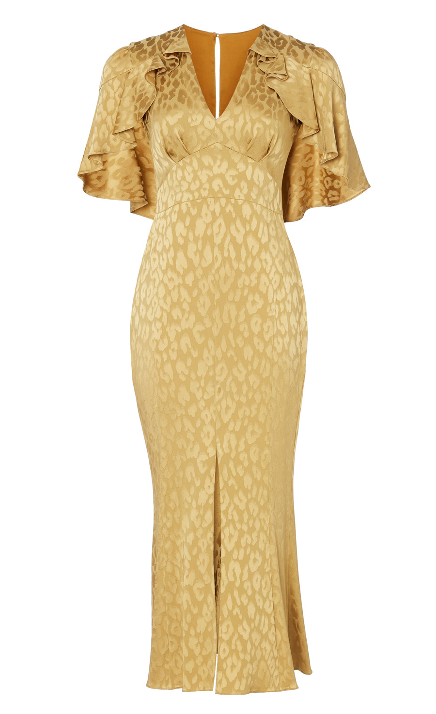 Willow Cocktail Dress - Flax Gold